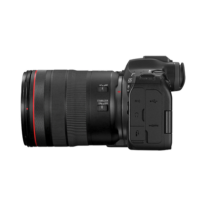 Canon EOS R6 Mark III mirrorless camera with RF 24-105mm USM lens and LP-E6P battery kit