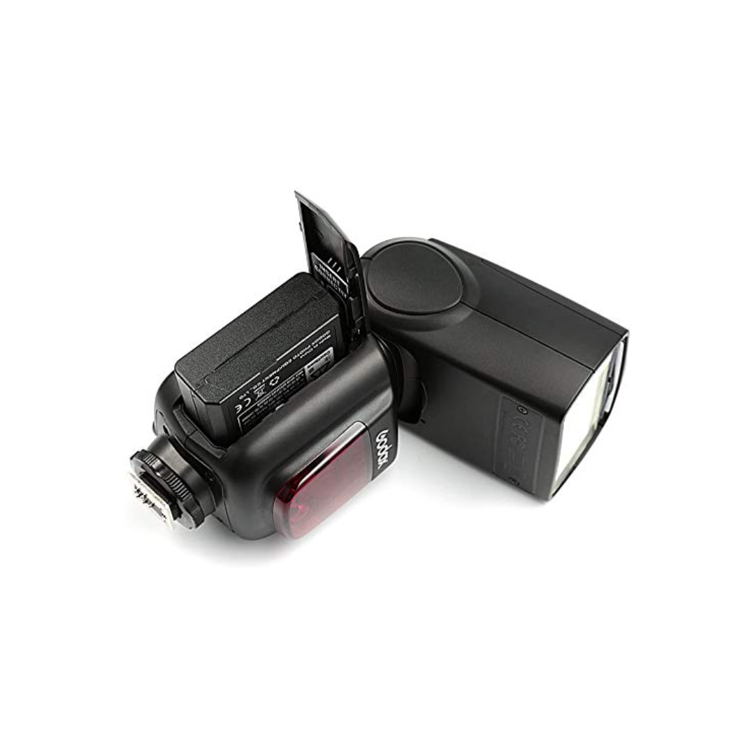 Used Godox V860IIN TTL Li-Ion Flash Kit for Nikon camera speedlight