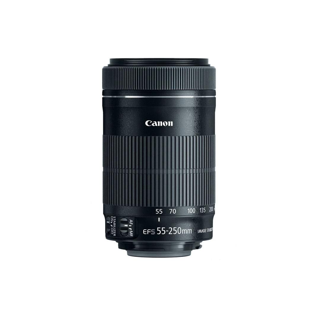 Used Canon EF-S 55-250mm f/4-5.6 IS STM Telephoto Zoom Lens for Canon DSLR Cameras