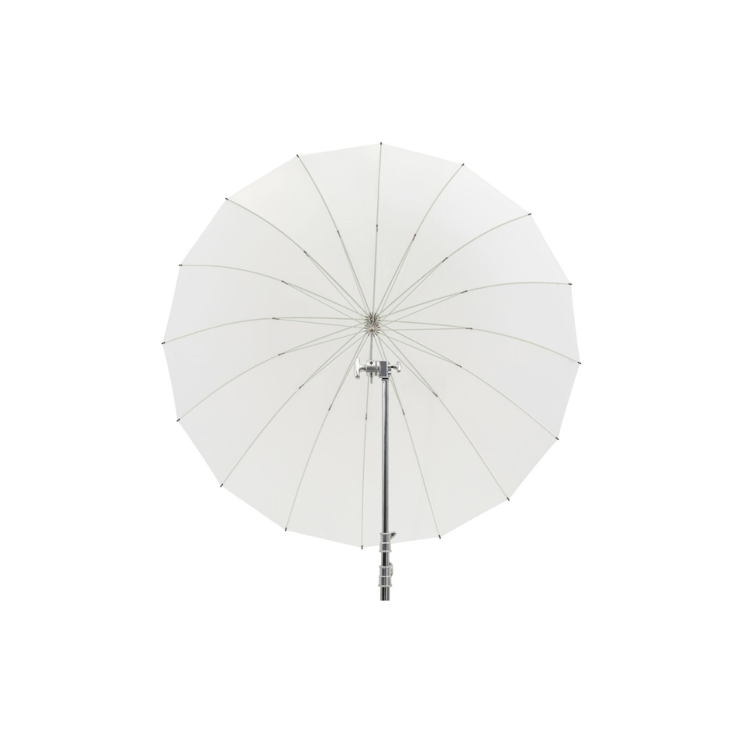 Unboxed Godox UB-165D deep parabolic umbrella for studio flash lighting setup at Camera Club