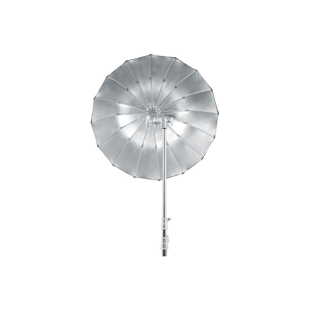 Unboxed Godox UB-85S silver reflective studio umbrella for flash photography