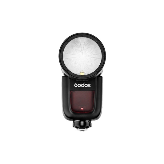 Unboxed Godox V1-N round head TTL flash kit for Nikon cameras with accessories at Camera Club