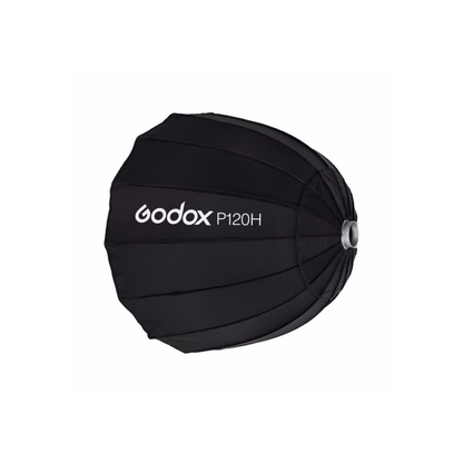 Unboxed Godox Umbrella P120H parabolic softbox for studio lighting