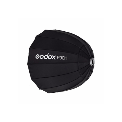Unboxed Godox P90H parabolic umbrella softbox for photography lighting