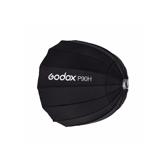 Unboxed Godox P90H parabolic umbrella softbox for photography lighting