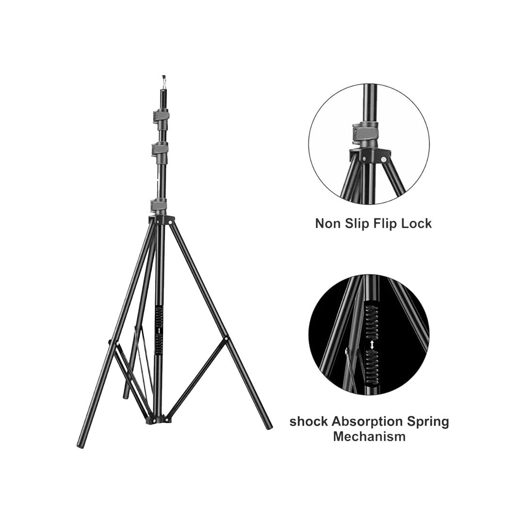 HIFFIN 9ft heavy-duty light stand for studio lighting and photography setup