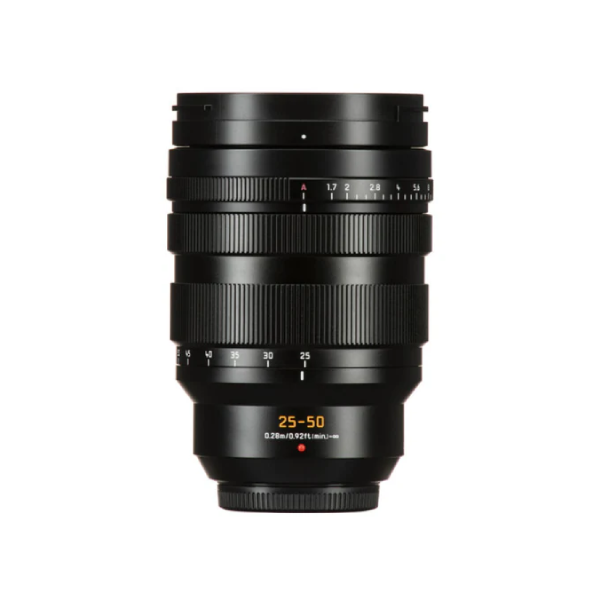Leica DG Vario-Summilux 25-50mm F1.7 ASPH H-X2550GC Micro Four Thirds lens front view