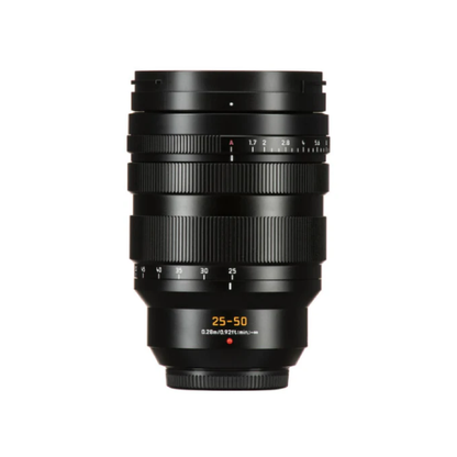 Leica DG Vario-Summilux 25-50mm F1.7 ASPH H-X2550GC Micro Four Thirds lens front view