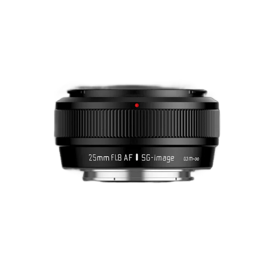 SG-IMAGE 25mm F1.8 APS-C E-Mount mirrorless lens for Sony cameras