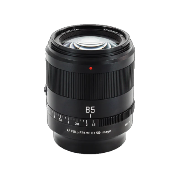 SG-IMAGE E-Mount 85mm F1.8 Full Frame Lens for portrait photography with fast aperture, sharp image quality and smooth bokeh, available at Camera Club.
