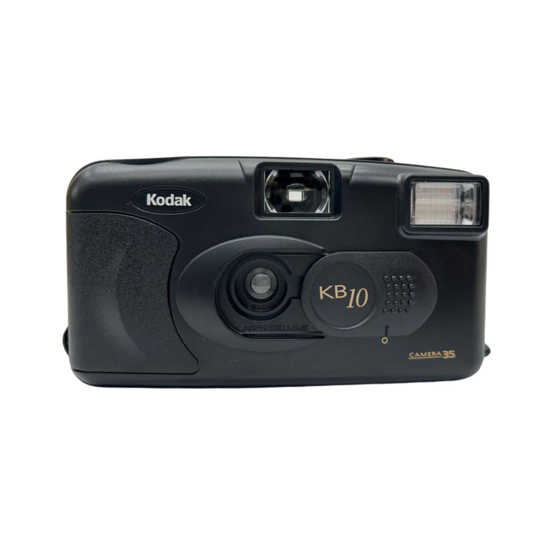 Kodak KB10 35mm film camera with fixed-focus lens, perfect for beginners and film photography enthusiasts. Available at Camera Club.
