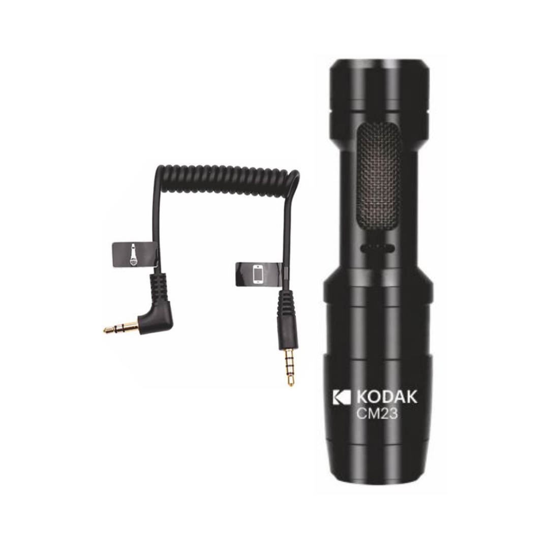 KODAK CM Series shotgun microphone for camera video recording