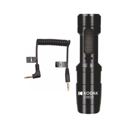 KODAK CM Series shotgun microphone for camera video recording