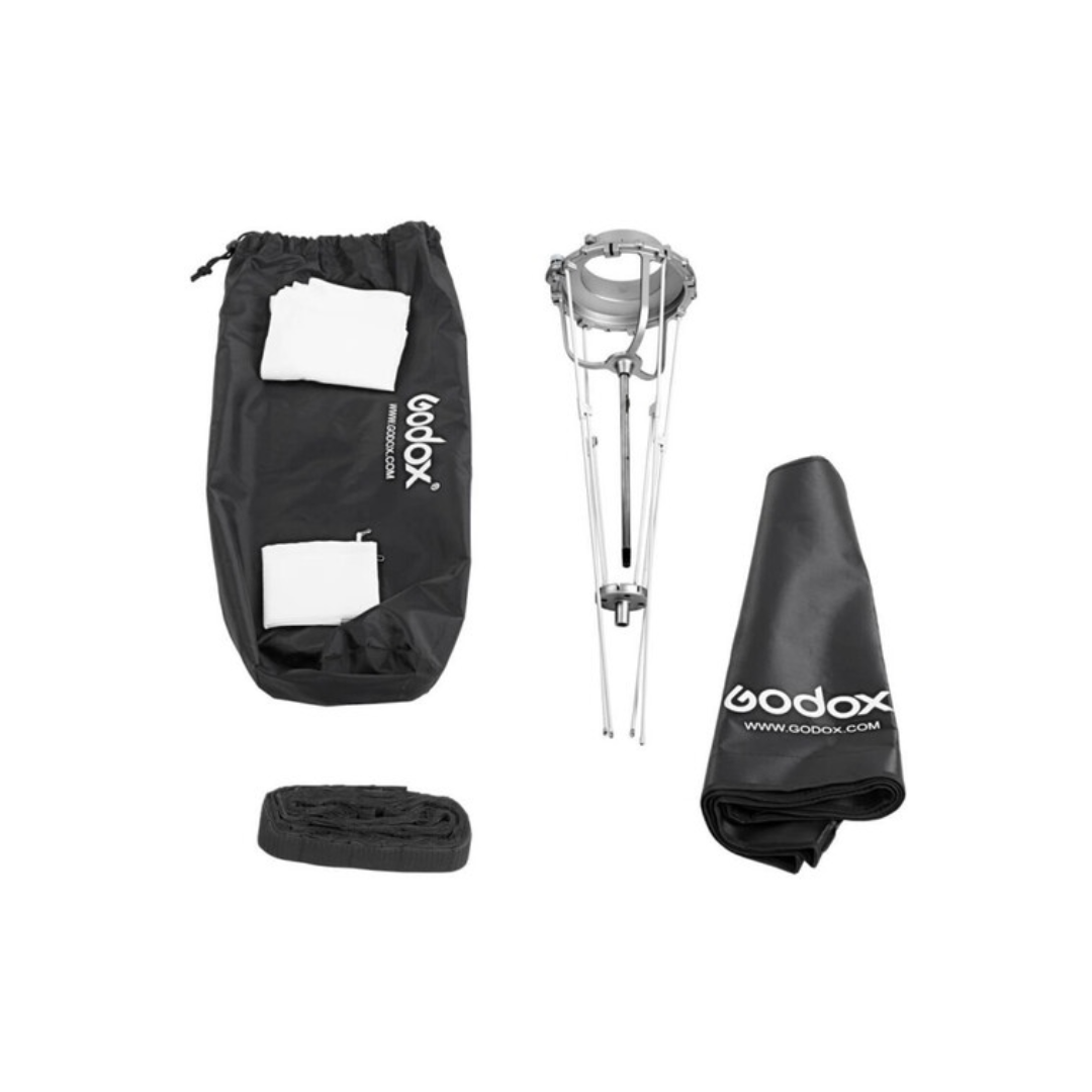 Unboxed Godox SB-GUE80 flash accessory for studio and speedlight lighting setups available at Camera Club