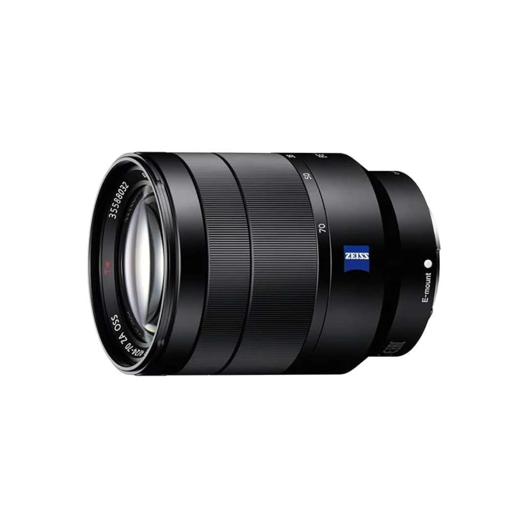 カールツァイス 広角レンズ SONY FE 24-70mm F4 ZA OSS Sony Vario-Tessar T FE 24-70mm F4 ZA OSS Lens (Black) – Camera