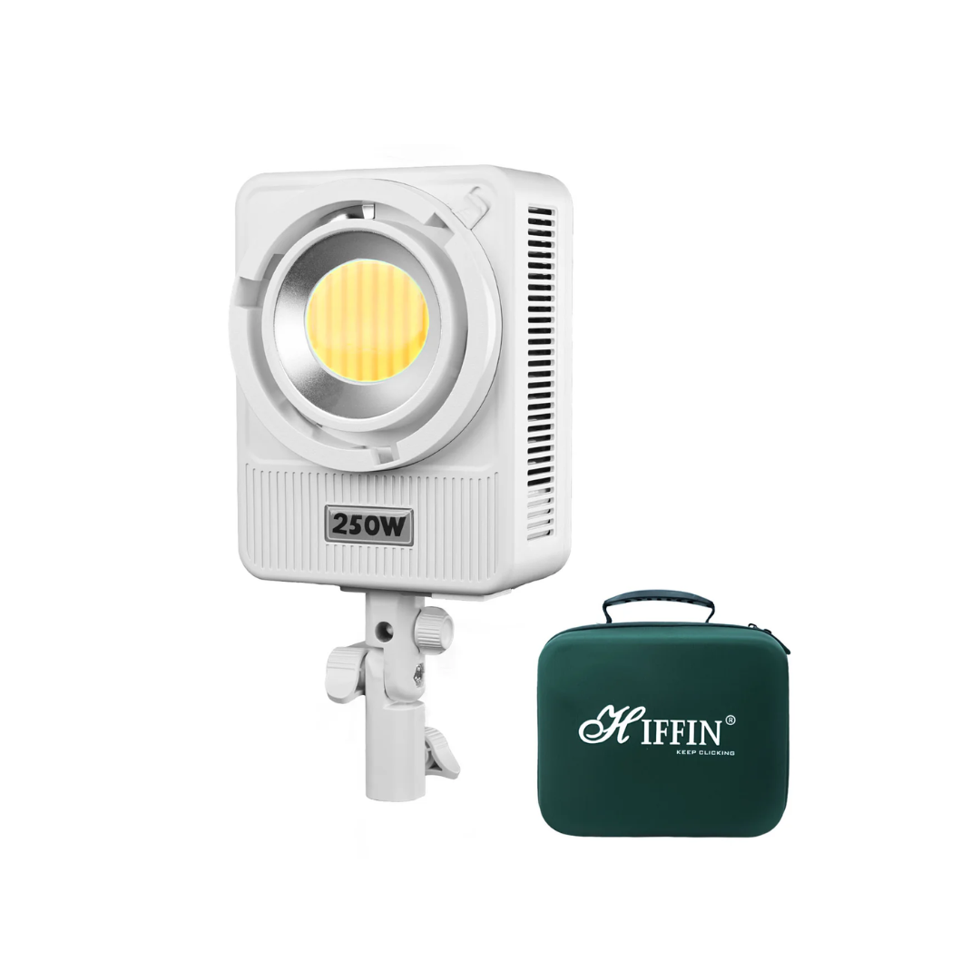 Used HIFFIN HF-250 Wonder Series 250W LED Video Light White studio lighting unit Camera Club