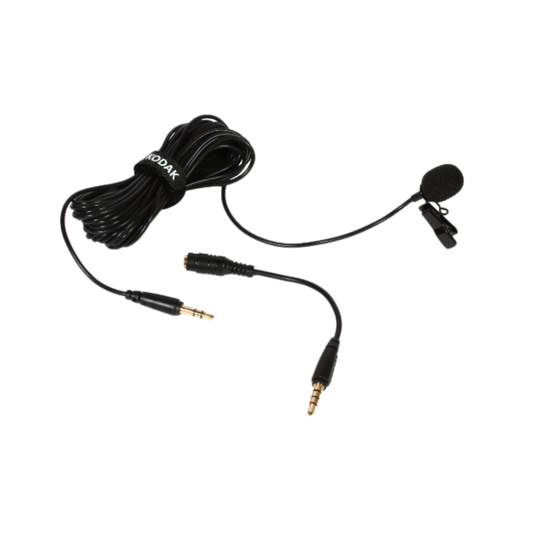 KODAK Lavalier Microphone Series clip-on mic for clear audio recording