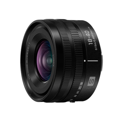 Panasonic Lumix S 18-40mm F4.5-6.3 L-Mount wide angle zoom lens for mirrorless cameras