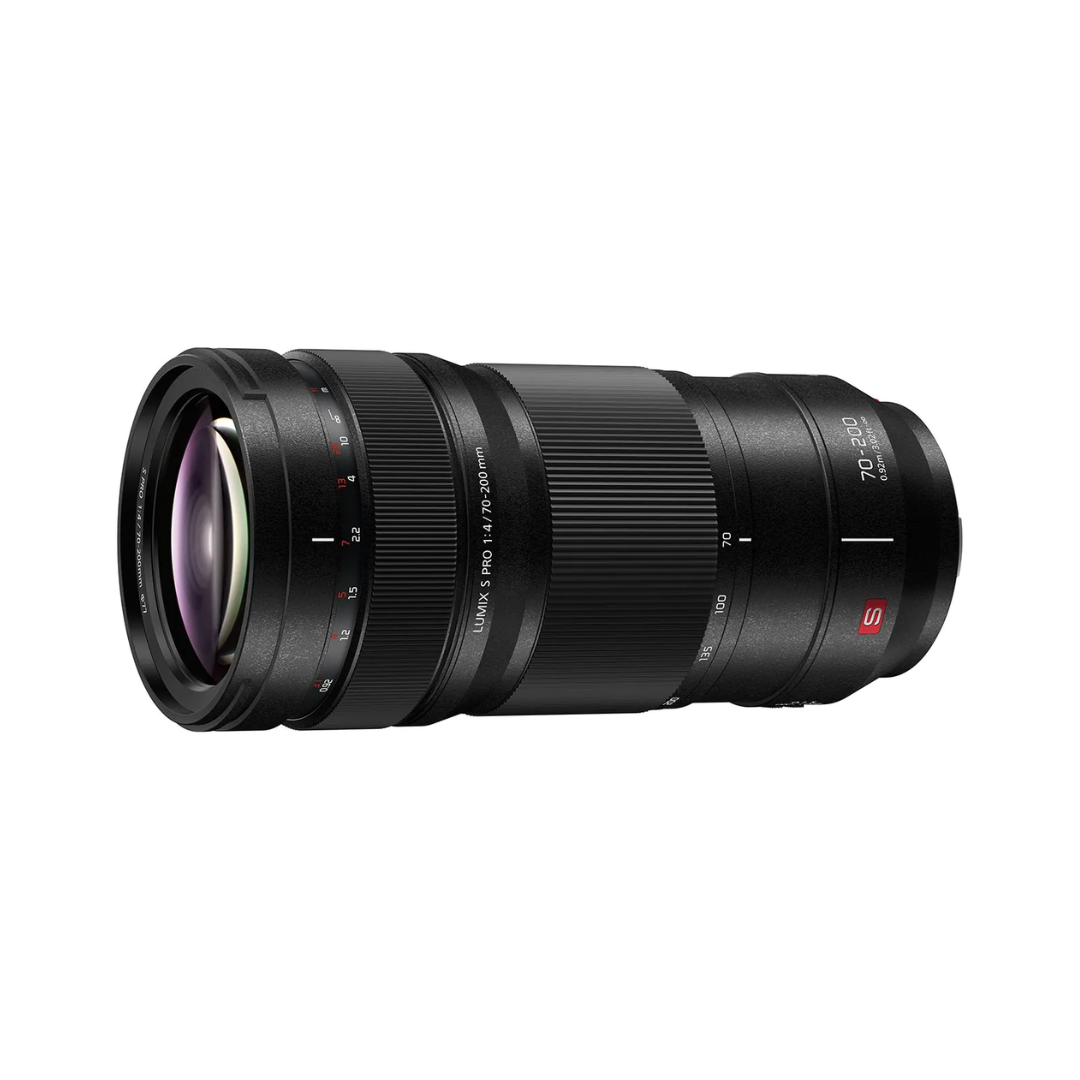 Panasonic Lumix S PRO 70-200mm F4 OIS telephoto zoom lens for L-Mount cameras