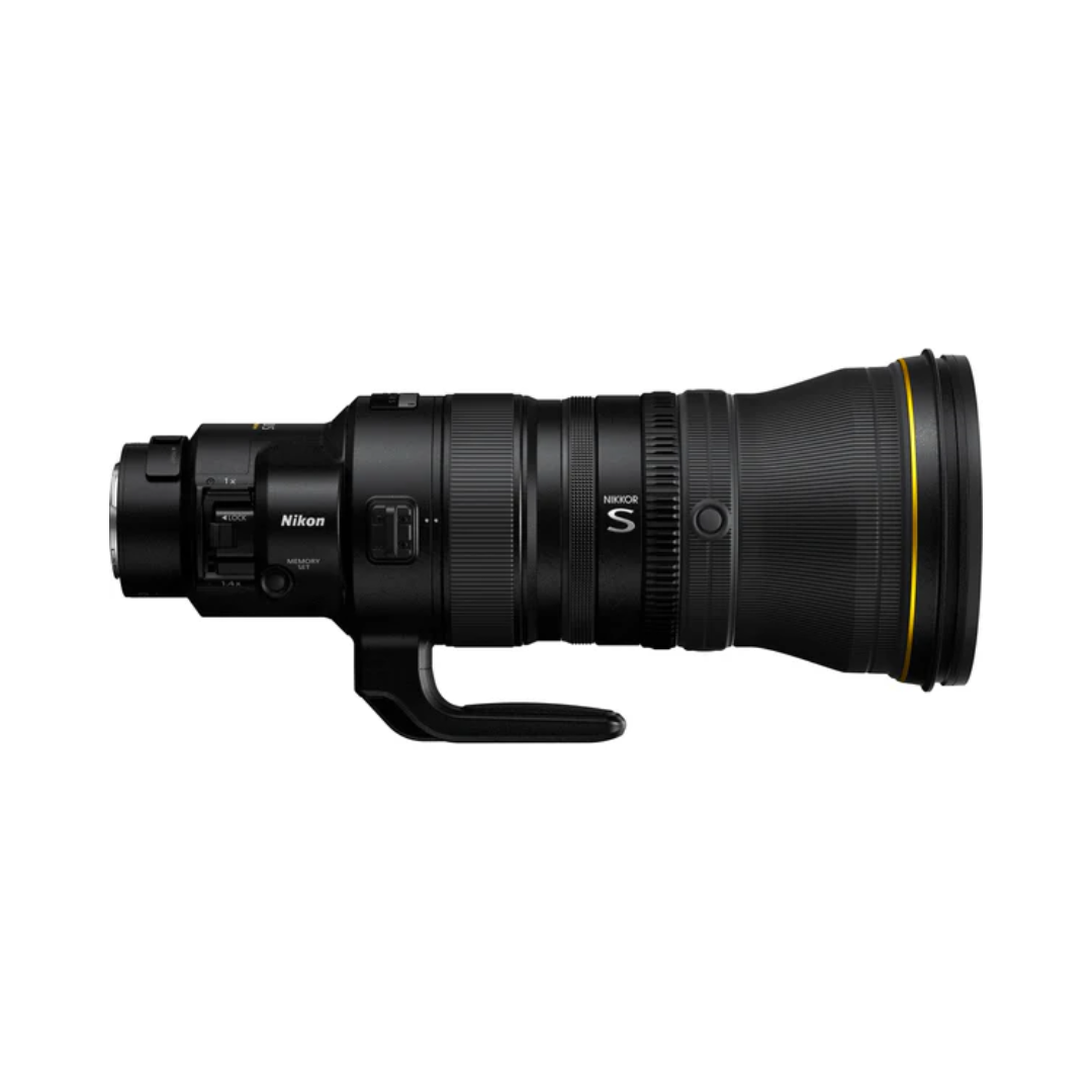 Nikon NIKKOR Z 400mm f/2.8 TC VR S super telephoto lens with built-in teleconverter for professional wildlife and sports photography