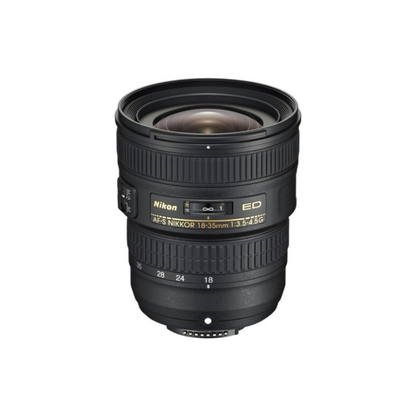 UNBOXED Nikon AF-S Nikkor 18-35mm f/3.5-4.5G ED wide-angle zoom lens available at Camera Club.