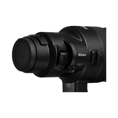Nikon NIKKOR Z 400mm f/2.8 TC VR S super telephoto lens with built-in teleconverter for professional wildlife and sports photography