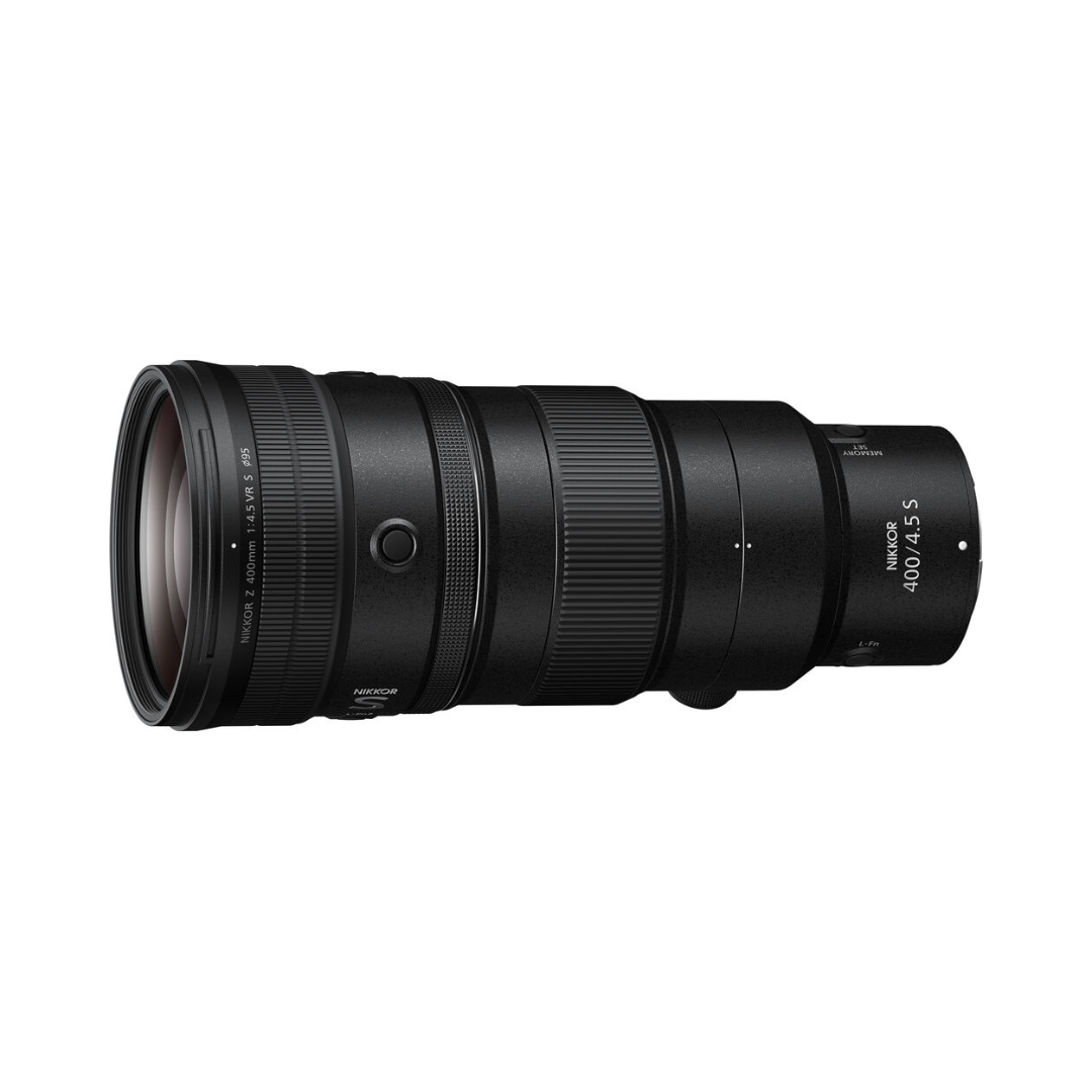 Nikon NIKKOR Z 400mm f/4.5 VR S telephoto mirrorless lens for wildlife and sports photography