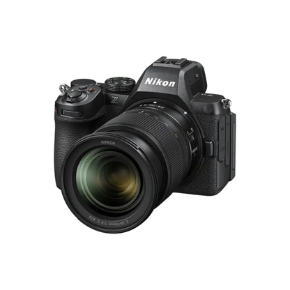 Used Nikon Z5II mirrorless camera body with 24-70mm lens front view in excellent condition available at Camera Club