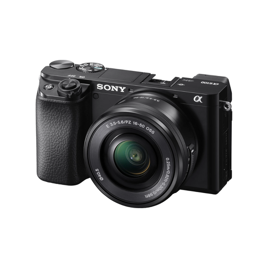 UNBOXED Sony Alpha A6100 ILCE-6100L APS-C mirrorless camera with 16-50mm zoom lens