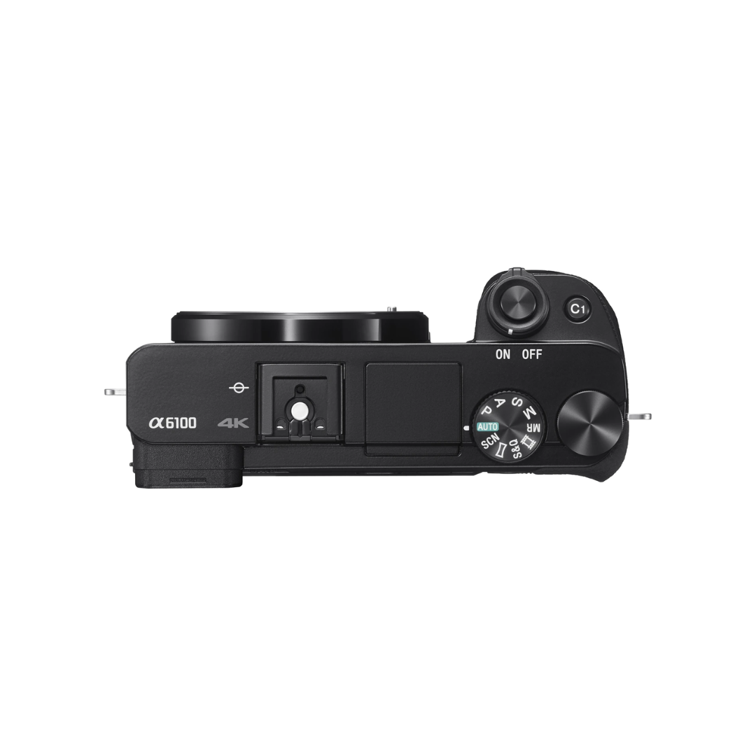 UNBOXED Sony Alpha A6100 ILCE-6100L APS-C mirrorless camera with 16-50mm zoom lens