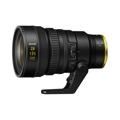 Nikon NIKKOR Z 28-135mm f/4 PZ power zoom lens for Nikon Z mirrorless cameras, versatile zoom range for photo and video shooting.