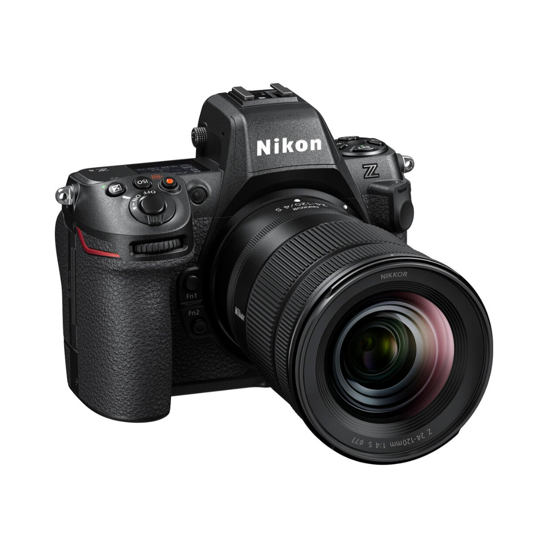 Nikon Z8 mirrorless camera with 24-120mm lens kit for professional photography and 8K video recording