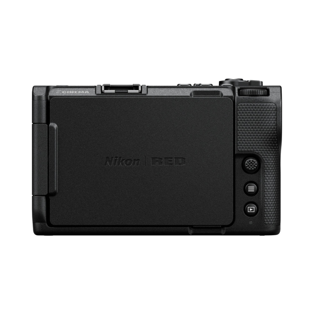 Nikon ZR 6K Cinema Camera kit with NIKKOR Z 24-120mm f/4 S lens for professional filmmaking and high-resolution video production.