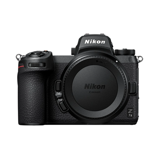 Nikon Z7II mirrorless camera body front view full-frame professional camera
