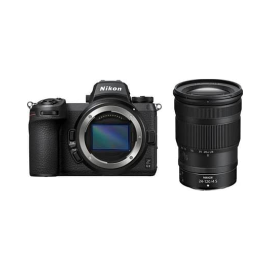 Nikon Z6 II mirrorless camera with NIKKOR Z 24-120mm f/4 S lens front view