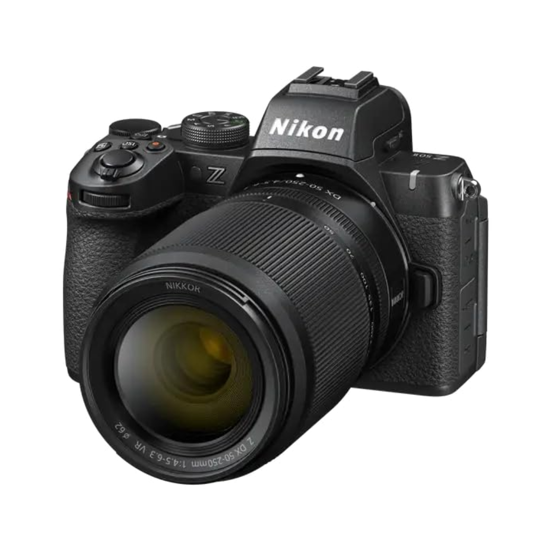 Nikon Z50II mirrorless camera with NIKKOR Z DX 16-50mm and 50-250mm lenses kit