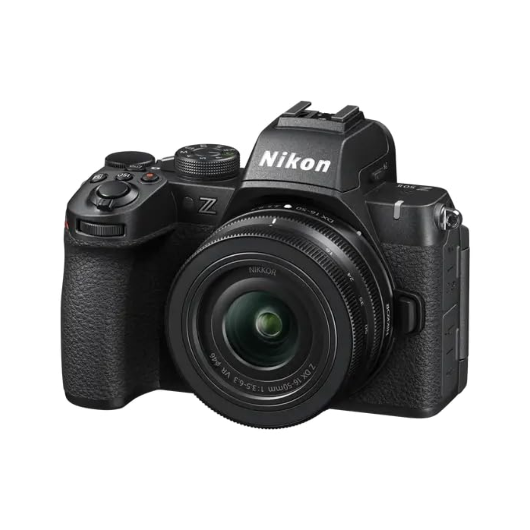 Nikon Z50II mirrorless camera with NIKKOR Z DX 16-50mm and 50-250mm lenses kit