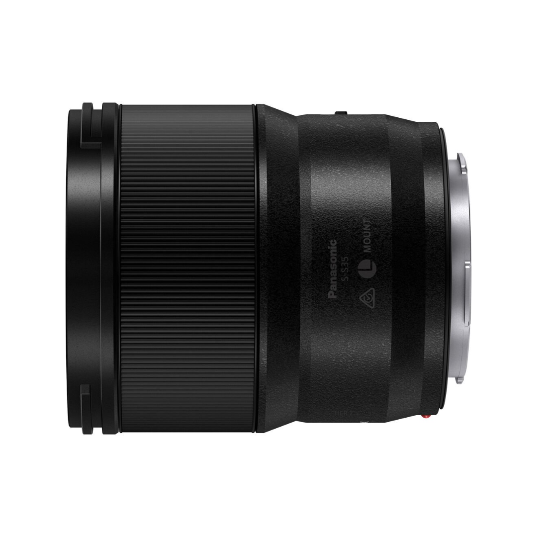 Panasonic Lumix S 35mm F1.8 L-Mount prime lens S-S35GC front view