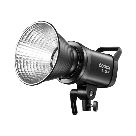 Used Godox SL60 II bi-color LED video light for photography and videography lighting setup