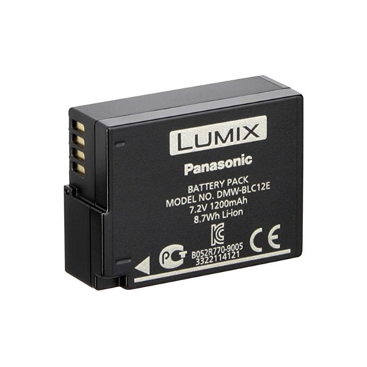 Panasonic DMW-BLC12E rechargeable lithium-ion battery pack for Lumix cameras