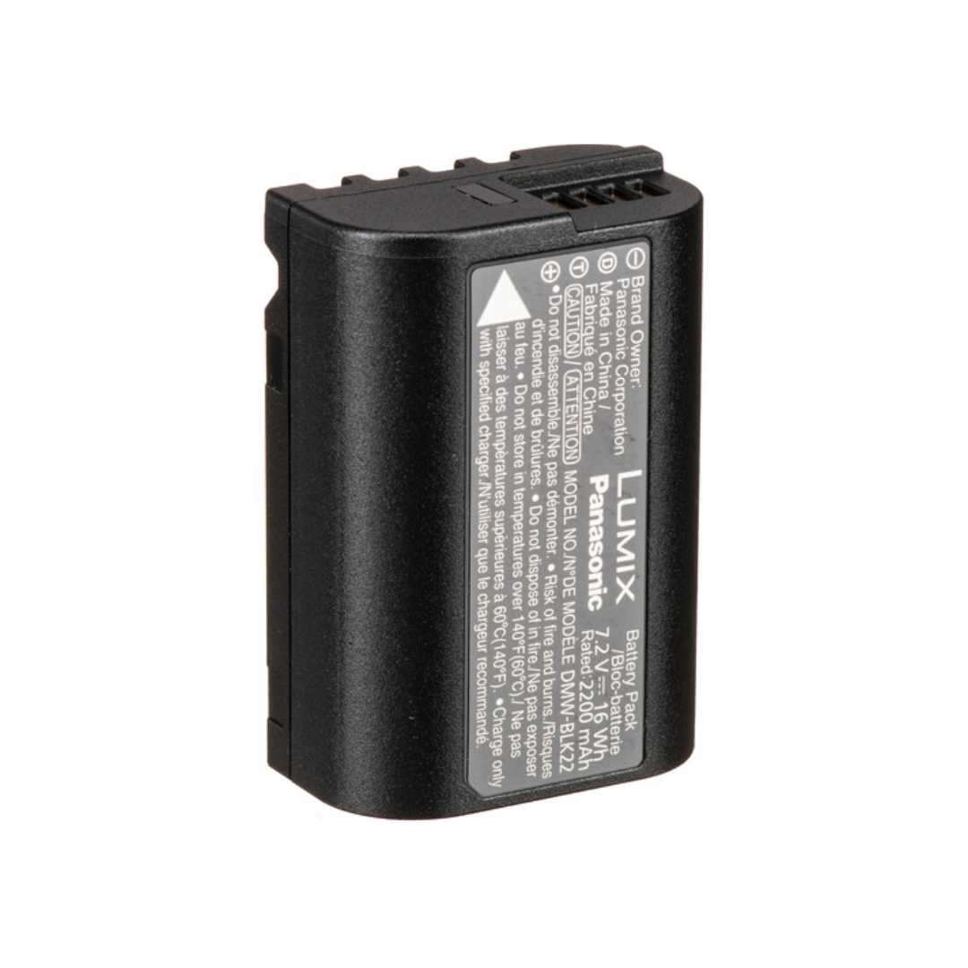 Panasonic DMW-BLK22PPB rechargeable lithium-ion battery for Lumix mirrorless cameras
