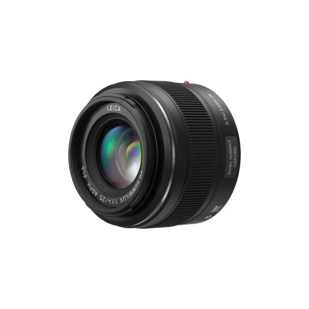 Used Panasonic Leica DG Summilux 25mm f/1.4 ASPH. Lens for Micro Four Thirds Cameras