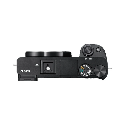 Used Sony Alpha a6000 ILCE-6000 mirrorless camera body only in black