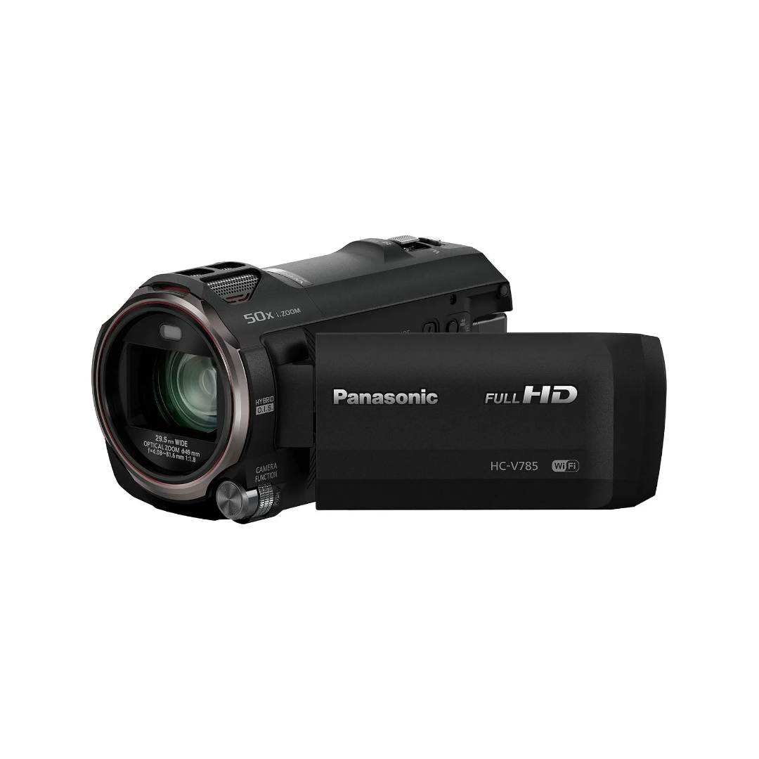 Used Panasonic HC-V785 Full HD video camcorder with 20x optical zoom, BSI sensor, HDR capture and Wi-Fi connectivity