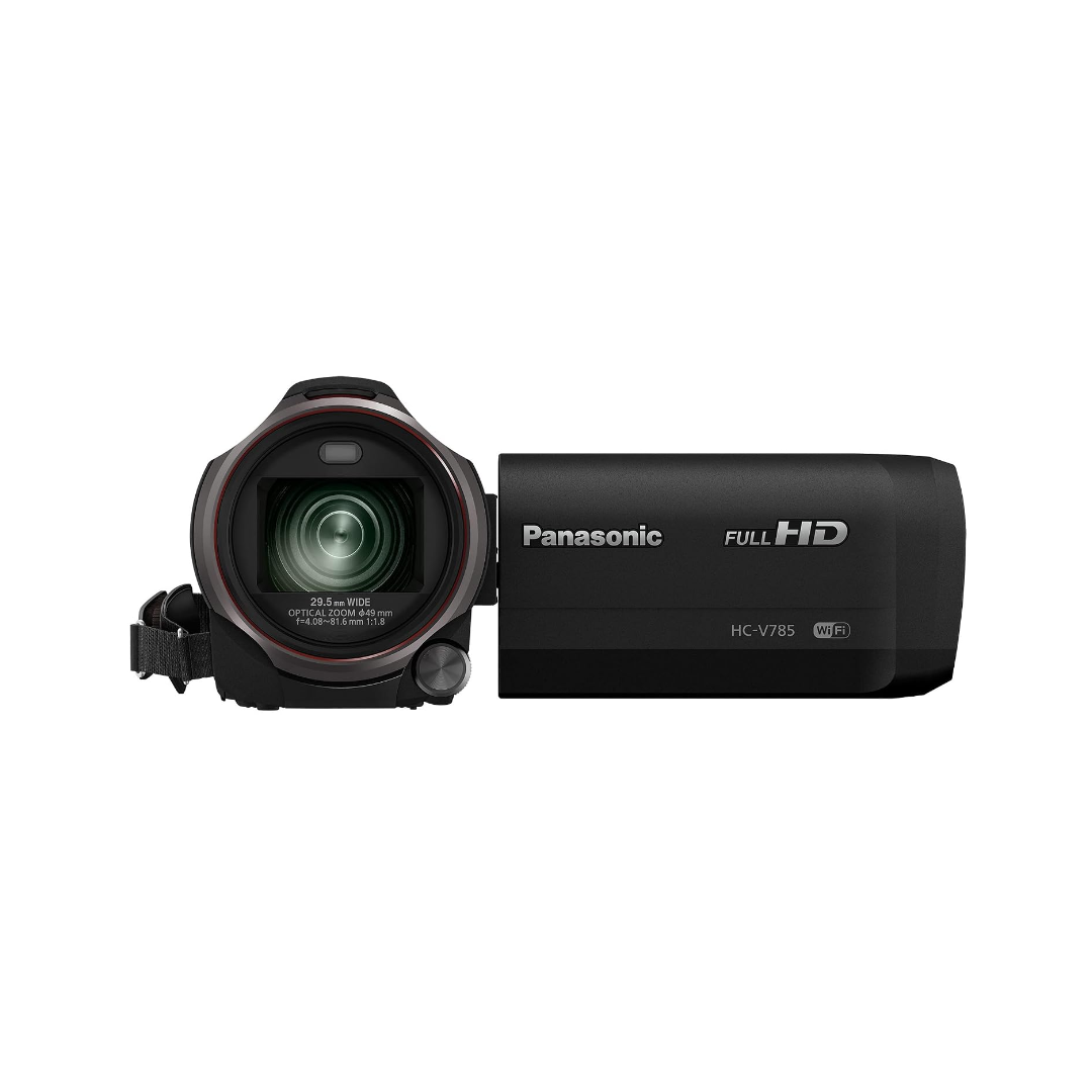 Used Panasonic HC-V785 Full HD video camcorder with 20x optical zoom, BSI sensor, HDR capture and Wi-Fi connectivity
