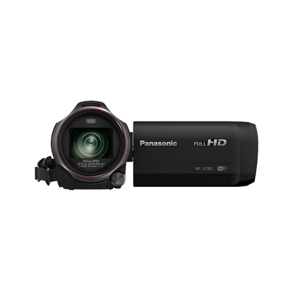 Used Panasonic HC-V785 Full HD video camcorder with 20x optical zoom, BSI sensor, HDR capture and Wi-Fi connectivity