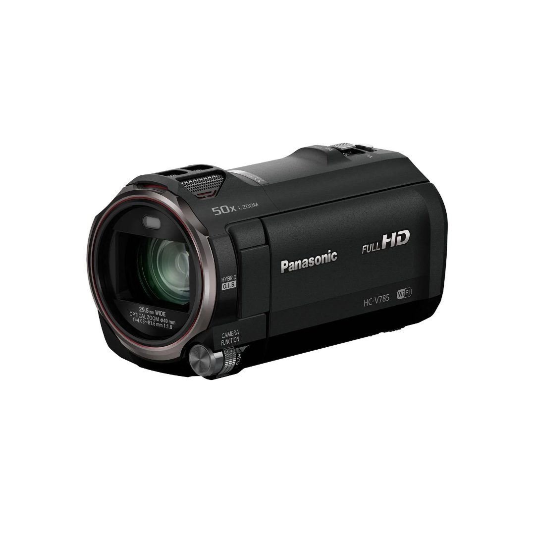 Used Panasonic HC-V785 Full HD video camcorder with 20x optical zoom, BSI sensor, HDR capture and Wi-Fi connectivity