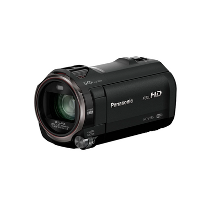 Used Panasonic HC-V785 Full HD video camcorder with 20x optical zoom, BSI sensor, HDR capture and Wi-Fi connectivity