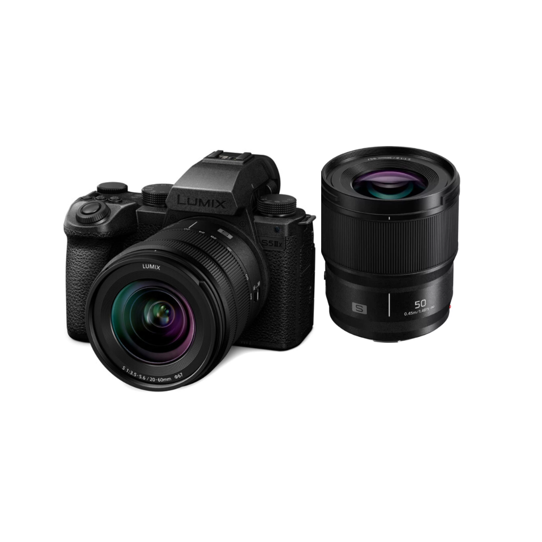 Panasonic Lumix S5 II X mirrorless camera body and lens kit variants