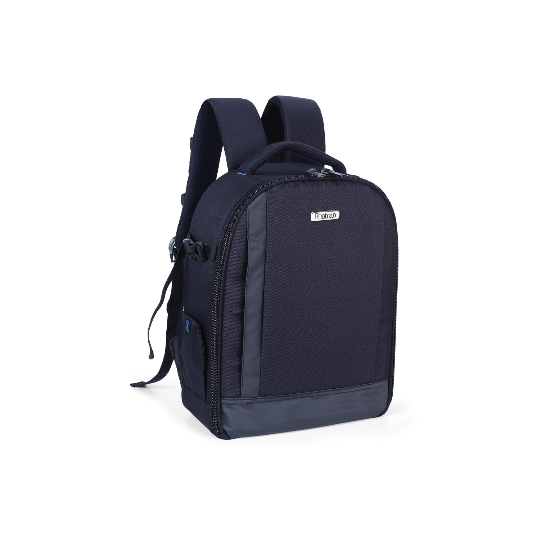 Photron Pro Runner 250 AW II camera backpack designed for professional photographers featuring padded compartments, durable build, and all-weather protection for camera gear.